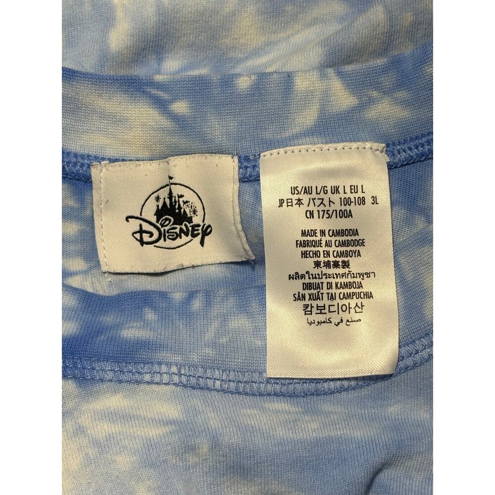 Disneyland Resort Long Sleeve Tie Dye Graphic Celebration Shirt Women's Large - Picture 7 of 9